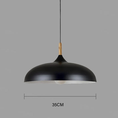 Skorter | NordicOak Scandinavian Oak Ceiling Light – Modern LED Pendant Lamp