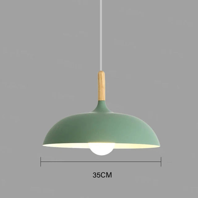 Skorter | NordicOak Scandinavian Oak Ceiling Light – Modern LED Pendant Lamp