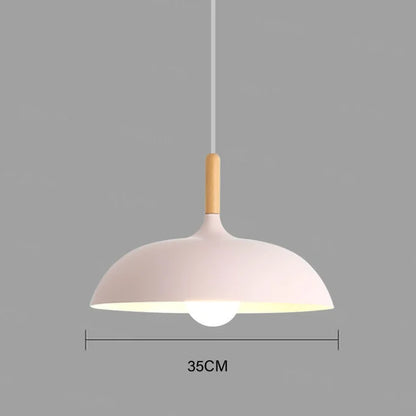Skorter | NordicOak Scandinavian Oak Ceiling Light – Modern LED Pendant Lamp