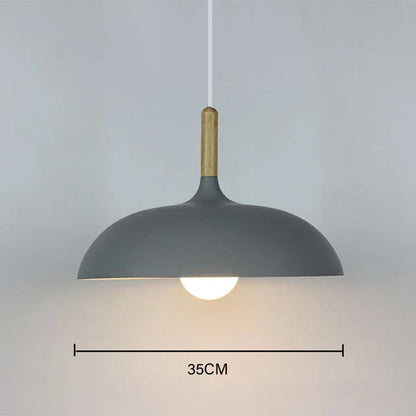 Skorter | NordicOak Scandinavian Oak Ceiling Light – Modern LED Pendant Lamp