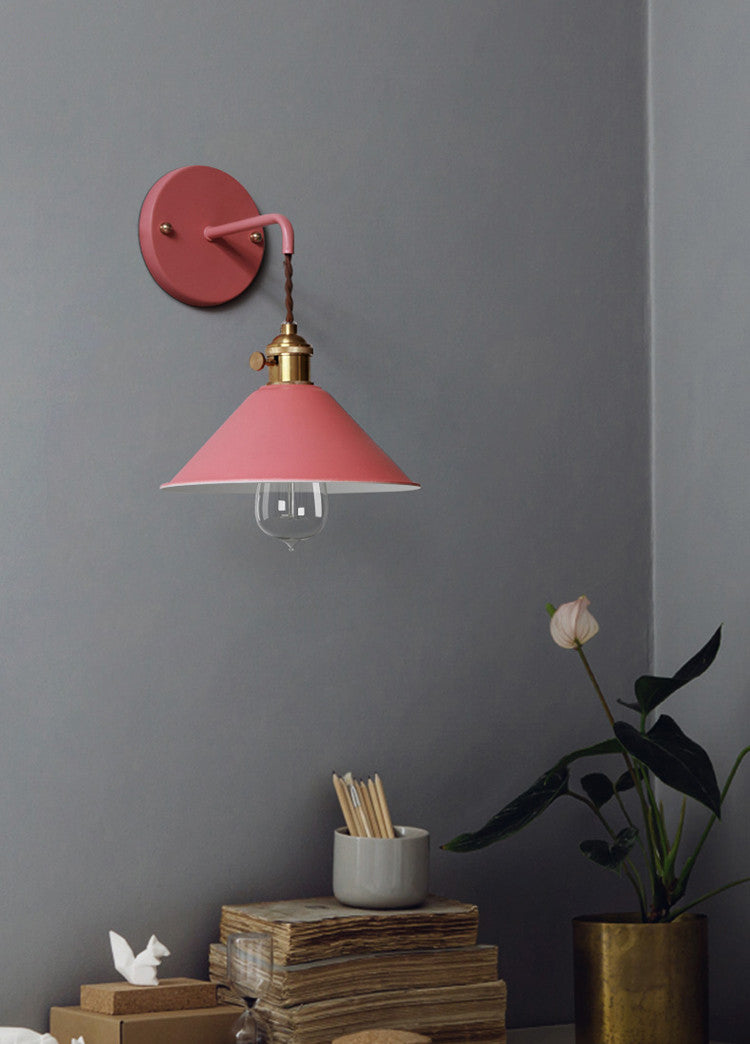 Skorter | Nordic Industrial Cone Gray Wall Lamp