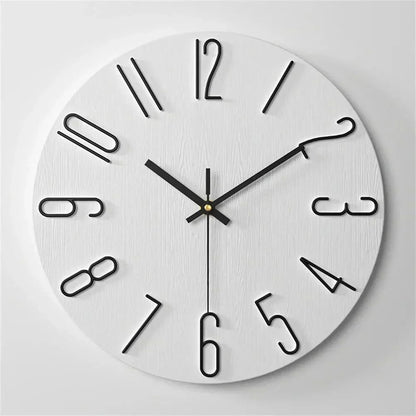 Skorter | Minimalist Frameless 3D Wall Clock with Silent Movement
