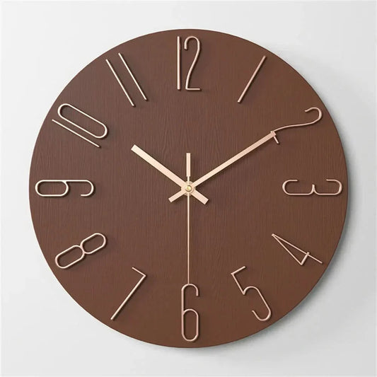 Skorter | Minimalist Frameless 3D Wall Clock with Silent Movement