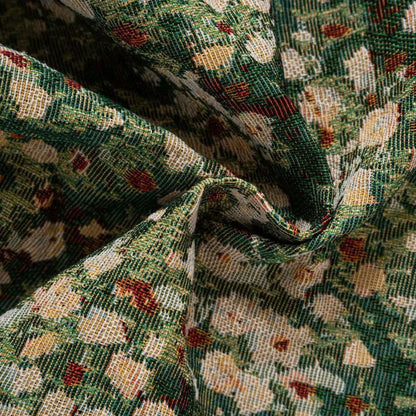 Skorter | Ditsy Floral Tassel Curtain Panel for Bedroom or Living Room