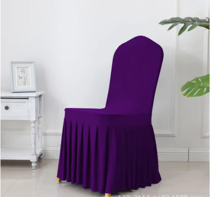 Skorter | Chair cover with pleated skirt