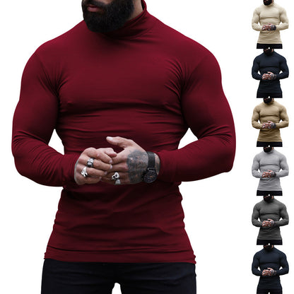 Men's turtleneck sweater made of fine cotton Skorter