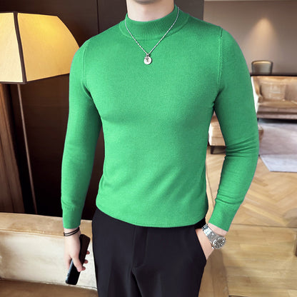 Men's stylish sweater with high collar and elegant fit Skorter