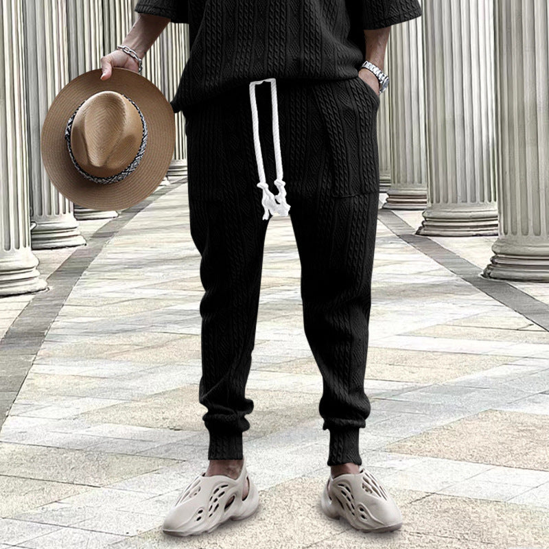 Men's urban leisure outfit with textured fabric quality Skorter