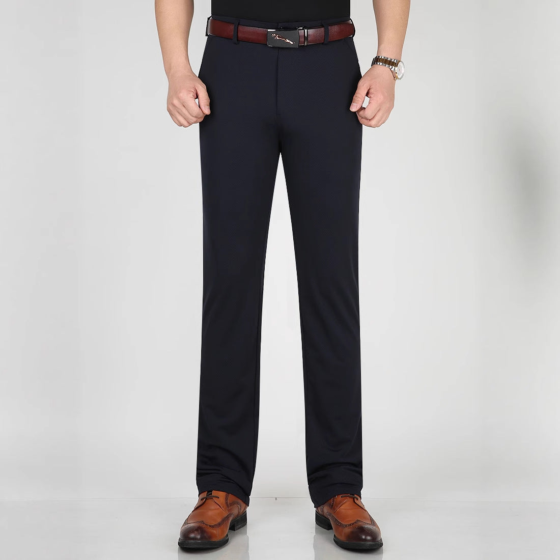 Men's formal chino pants with modern fit Skorter