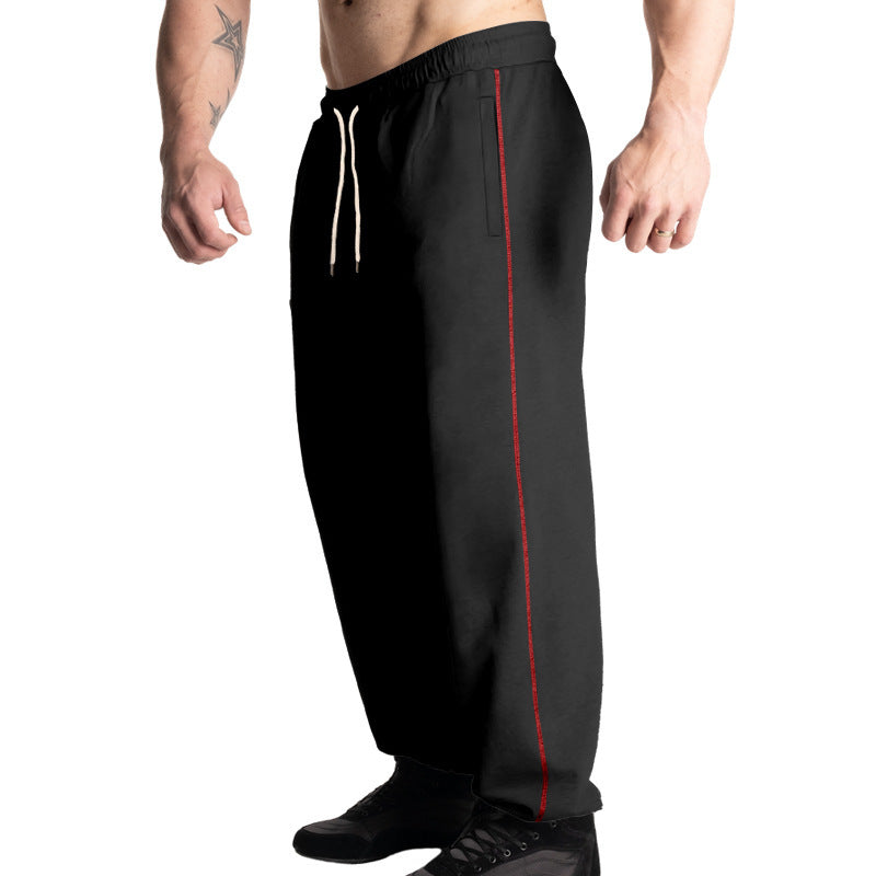 Men's sporty jogging pants with adjustable waistband and side pockets Skorter