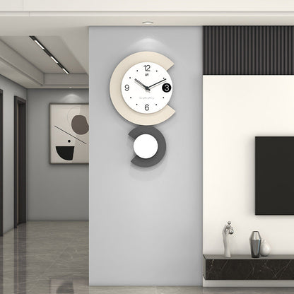 Skorter | Modern LED Lamp Silent Wall Clock for Living Room