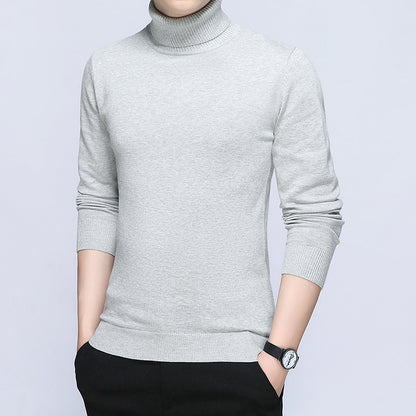 Men's turtleneck sweater made of high-quality, breathable cotton Skorter