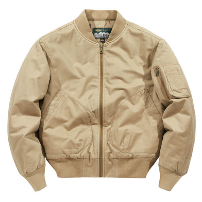 Men's Bomber Jacket with Numerous Practical Pockets Skorter
