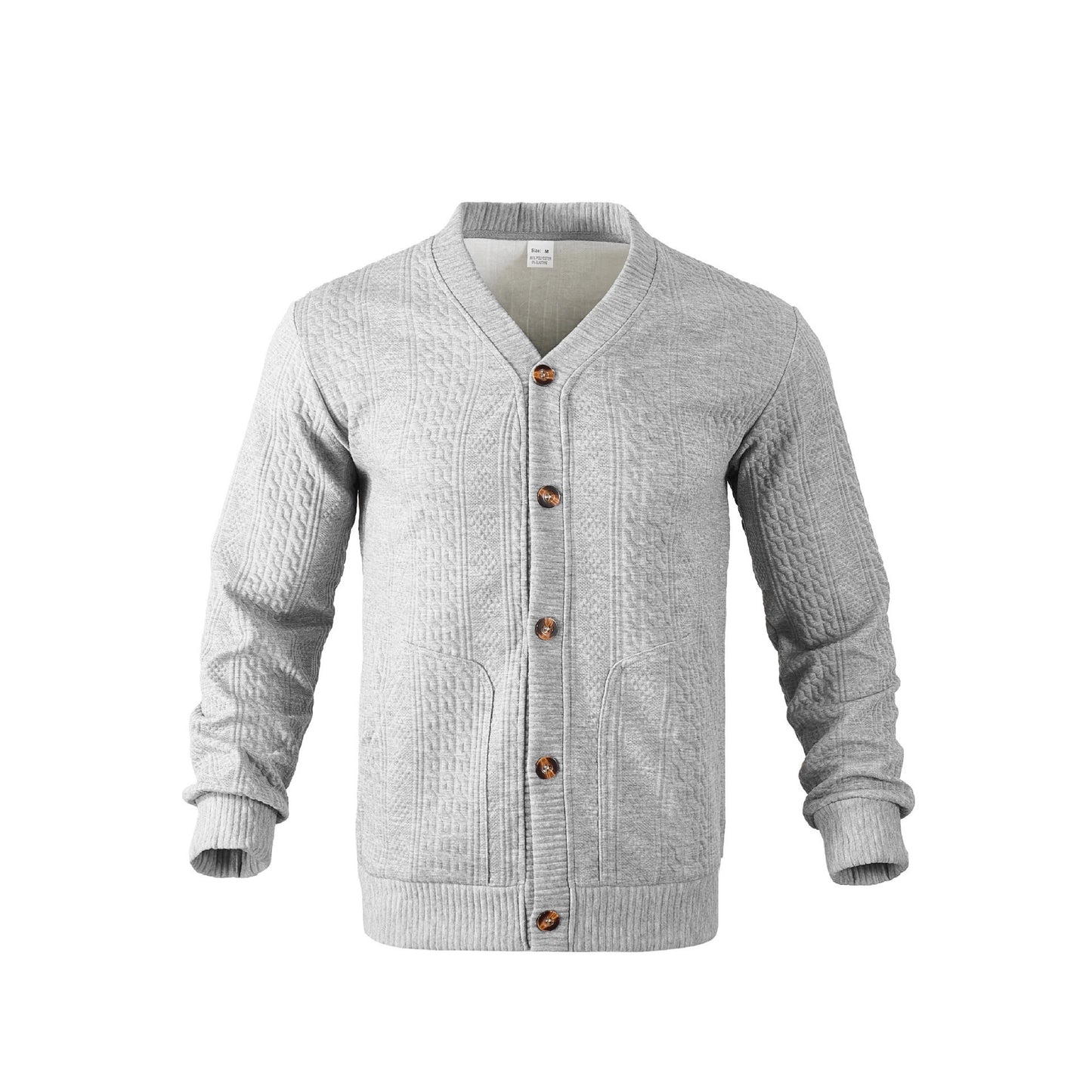 Herrkofta med kreativt kabelmönster Skorter