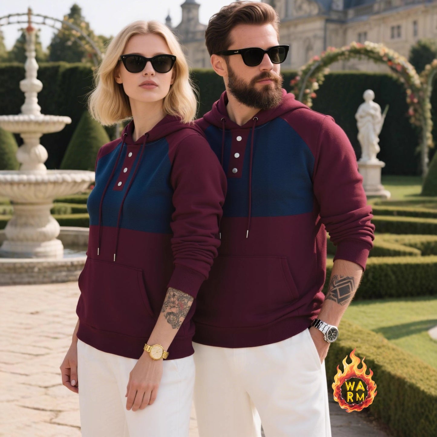 Men's stylish hoodie with unique design Skorter