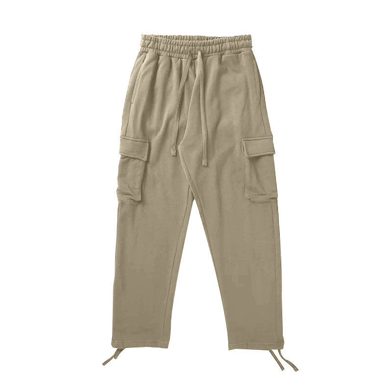 Men's cargo jogging pants made of soft, breathable material with an elastic waistband and practical pockets Skorter