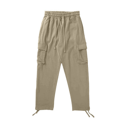 Men's cargo jogging pants made of soft, breathable material with an elastic waistband and practical pockets Skorter