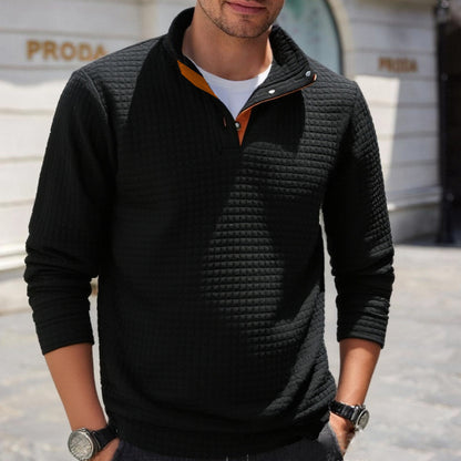 Men's stylish sweater with fashionable stand-up collar Skorter