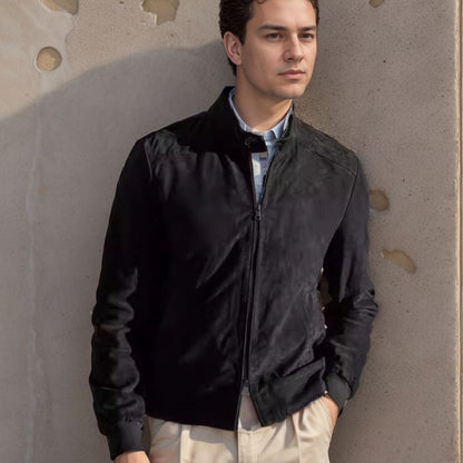 Men's Sporty Lightweight Jacket with Modern Collar Skorter