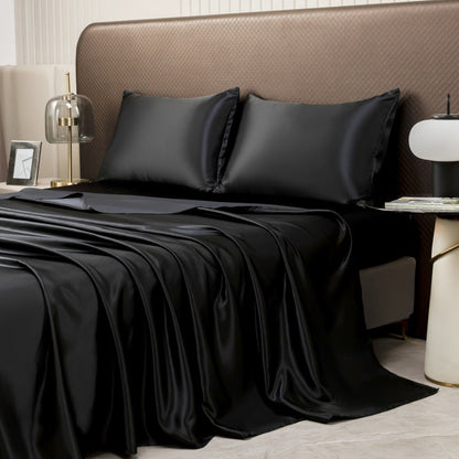 Skorter | Cooling Silky Satin Bed Sheet