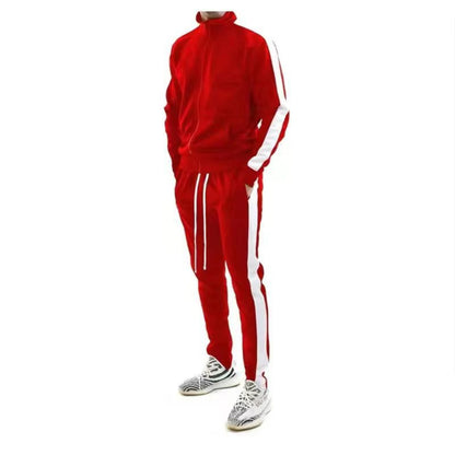 Men's sporty tracksuit with breathable properties and modern accents Skorter