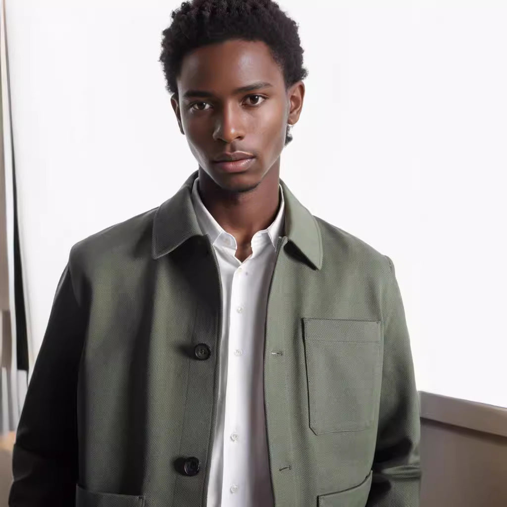 Men's stylish utility jacket with practical pockets Skorter