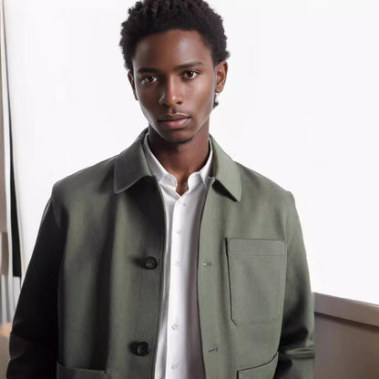 Men's stylish utility jacket with practical pockets Skorter