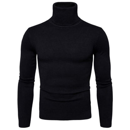 Men's elegant turtleneck sweater made of fine merino wool Skorter
