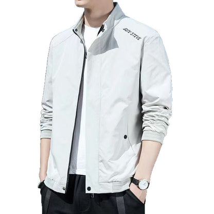 Men's sporty transitional jacket with high collar Skorter