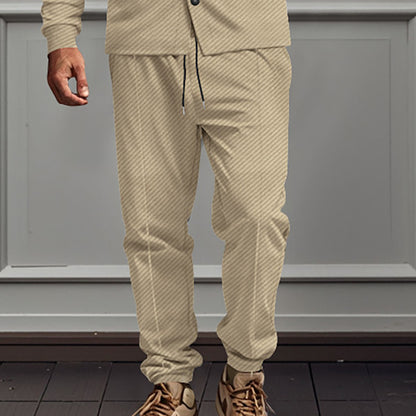 Märkesjoggingbyxor med elastisk midja och praktiska sidofickor Skorter