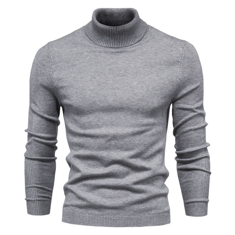 Men's turtleneck sweater made of finest wool Skorter