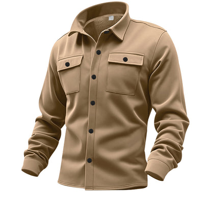 Men's utility shirt with patch pockets and modern design Skorter