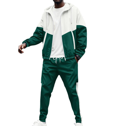 Men's tracksuit with modern color block design and breathable materials Skorter