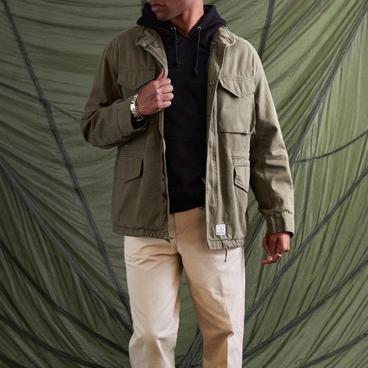 Men's utility jacket with large pockets and modern cut Skorter