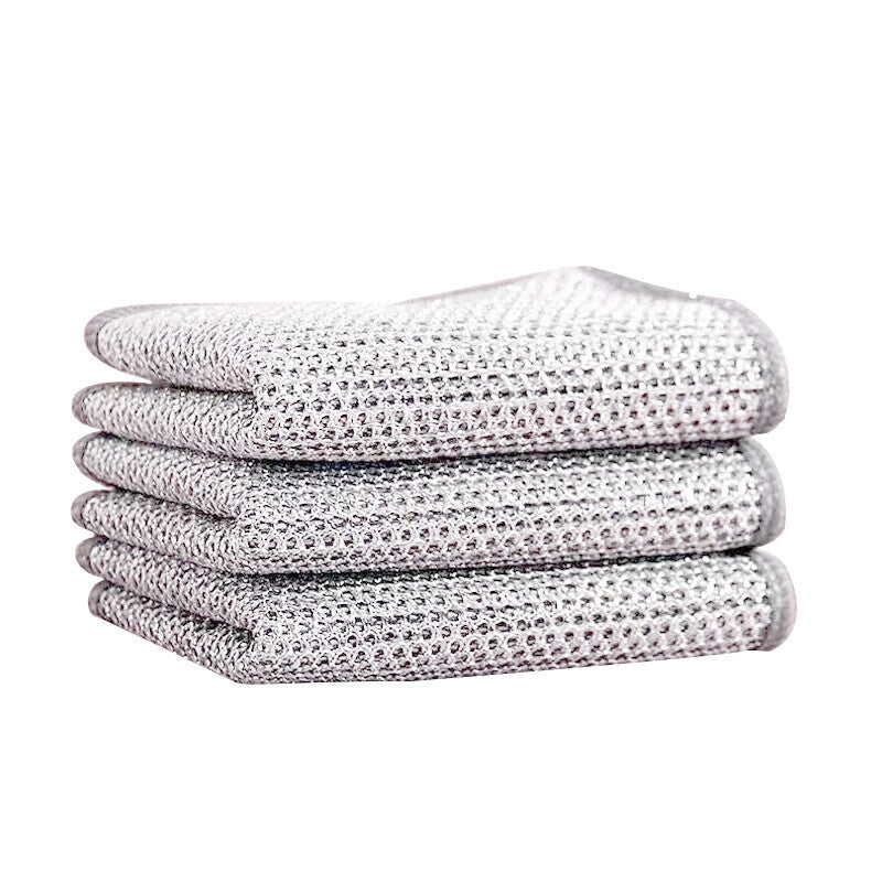Skorter | Dishcloth made of silver wire
