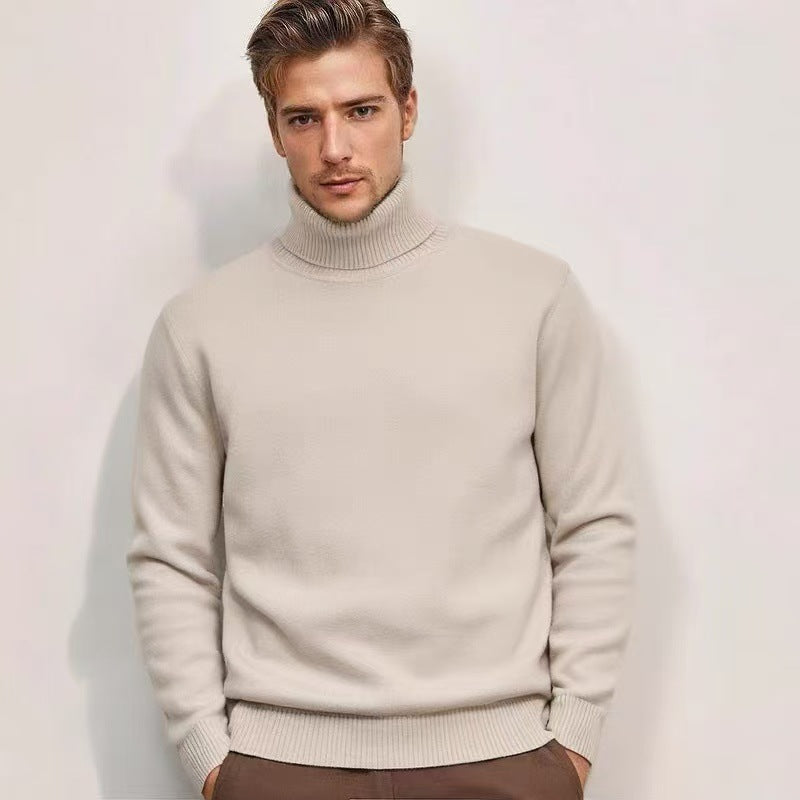 Men's turtleneck sweater made of fine knitting Skorter