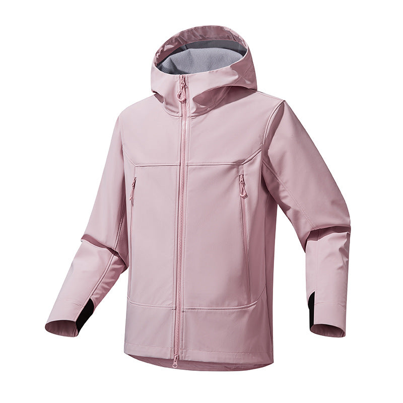 Men's technical outdoor jacket with waterproof material and adjustable hood Skorter