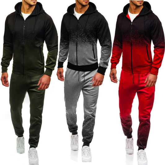 Men's tracksuit with modern gradient and comfortable material Skorter