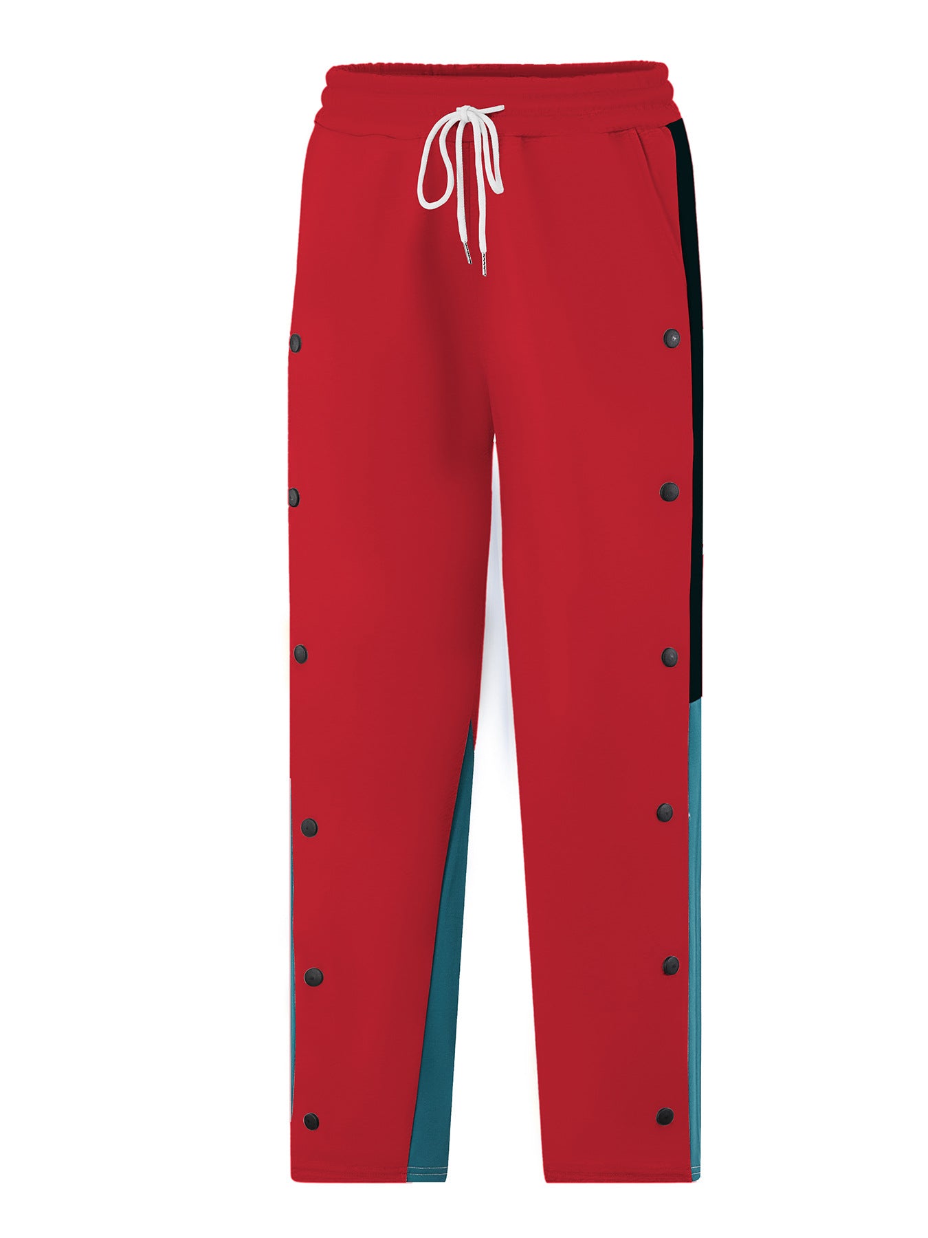 Men's sporty training pants with side snap buttons and elastic waistband Skorter