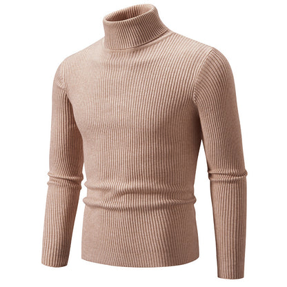 Men's turtleneck sweater made of fine rib knit Skorter 1758806066