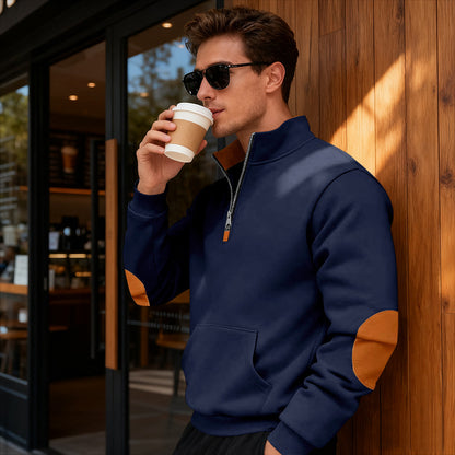 Men's stylish hoodie with zipper and practical pockets Skorter