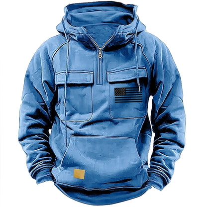Men's practical hoodies with numerous pockets Skorter