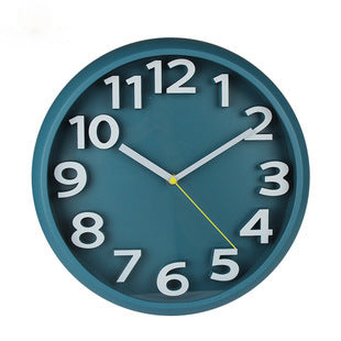 Skorter | 3D Large Number Silent Wall Clocks 12.5 Inch Battery Operated