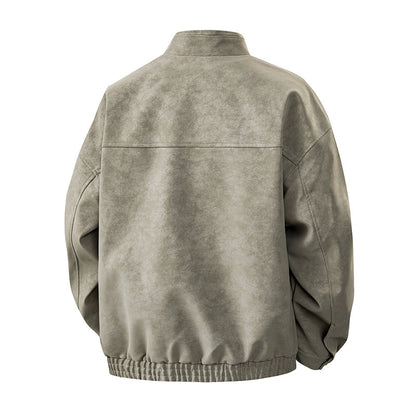 Men's transitional jacket with two chest pockets and high collar Skorter