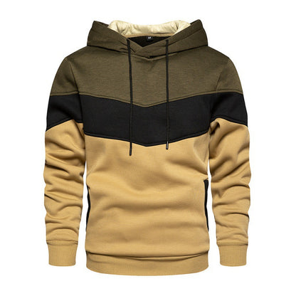 Men's sporty hoodie with modern color block design and breathable properties Skorter
