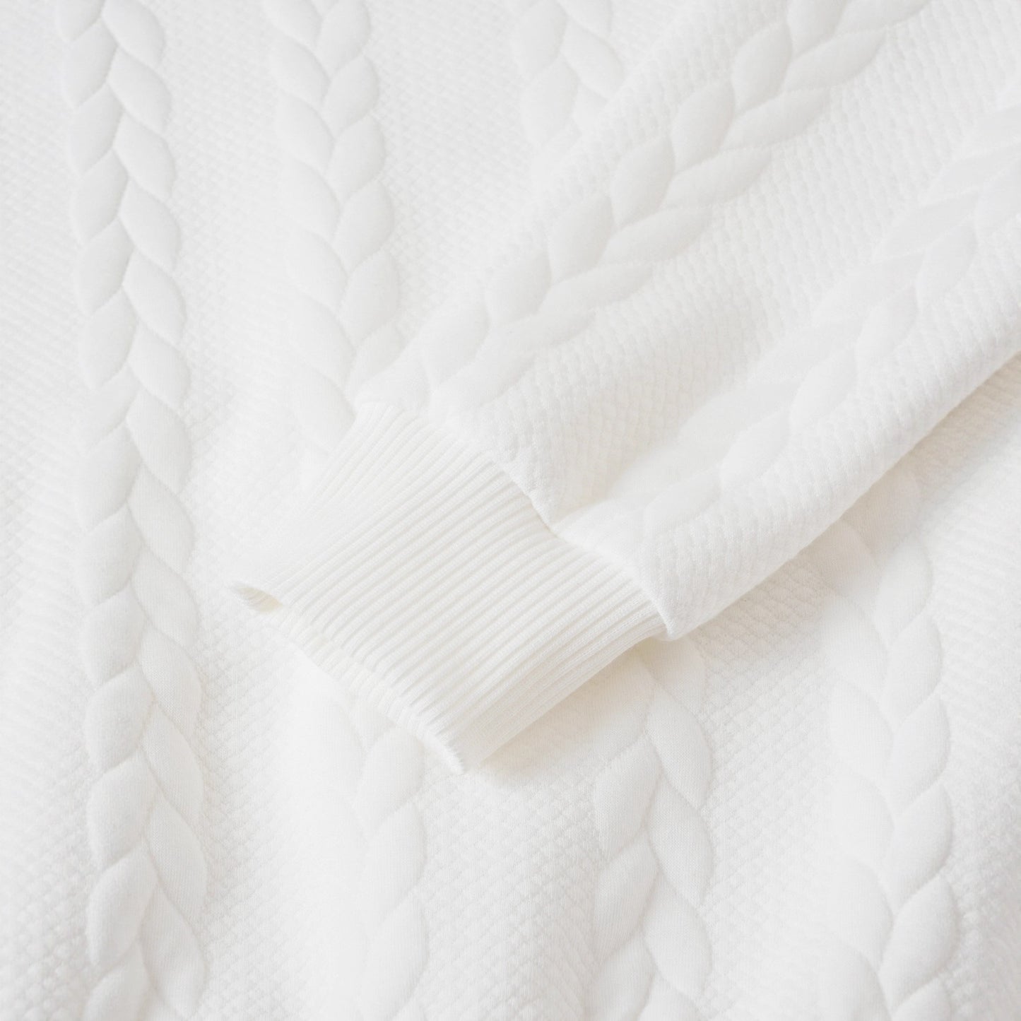 Men's stylish knit sweater with a high collar and cable pattern Skorter