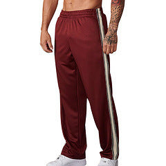 Men's sporty training pants with side stripes Skorter
