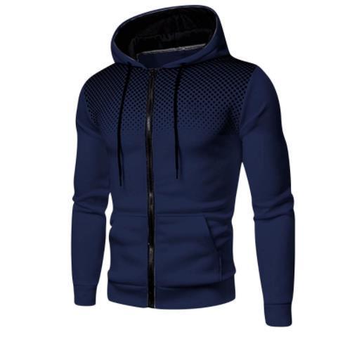 Men's sporty hoodie jacket with full zip and practical pockets Skorter
