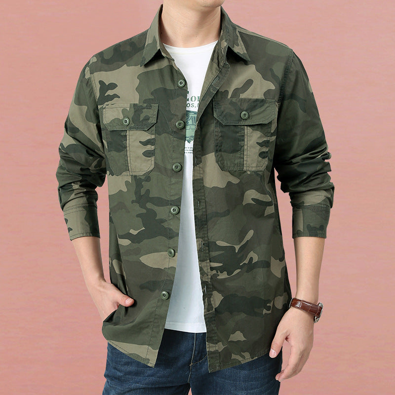 Kamouflageskjorta för herr Skorter