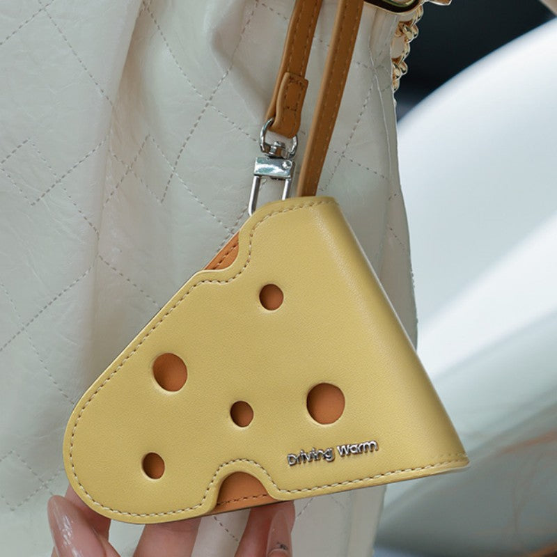 Skorter | Cute Cheese Keychain Pouch
